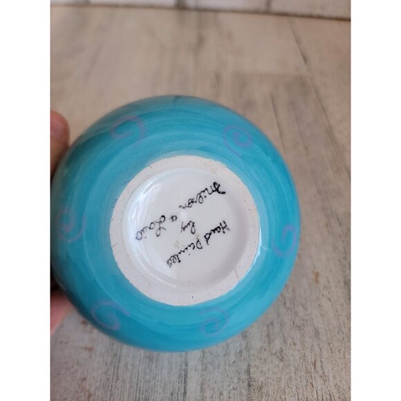 Milson Louis miniature cat Bowl Pottery home decor figure - Picture 5 of 6